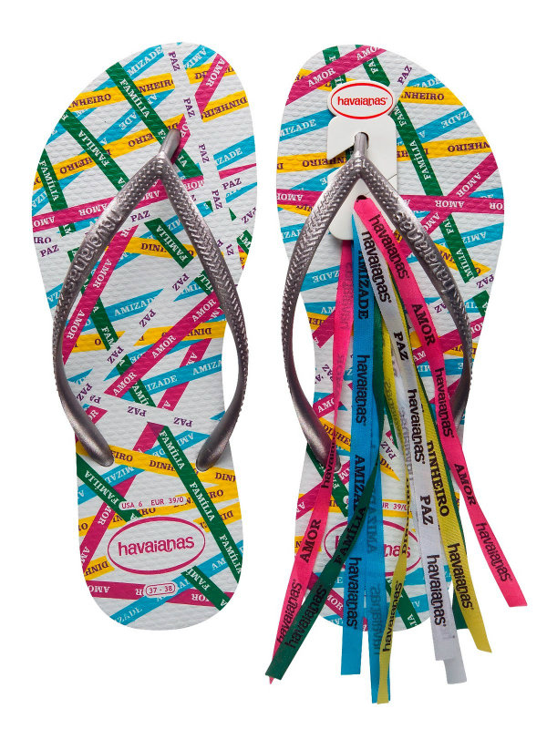 Havaianas lança modelo exclusivo.