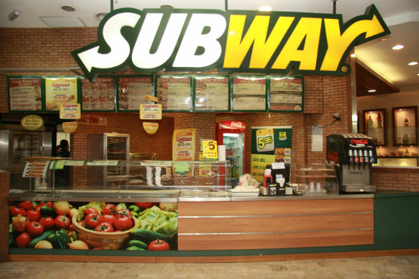 Franquias Subway.